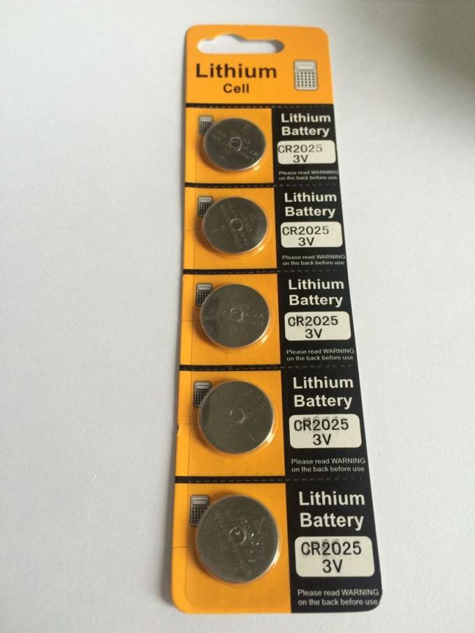 Primary Button Cell 75mAh CR2016 Lithium Battery 3.0V / LiMnO2 Blister