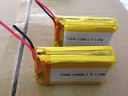 High Discharge Lithium Polymer Battery 1100mAh 3.7V for Digital cameras