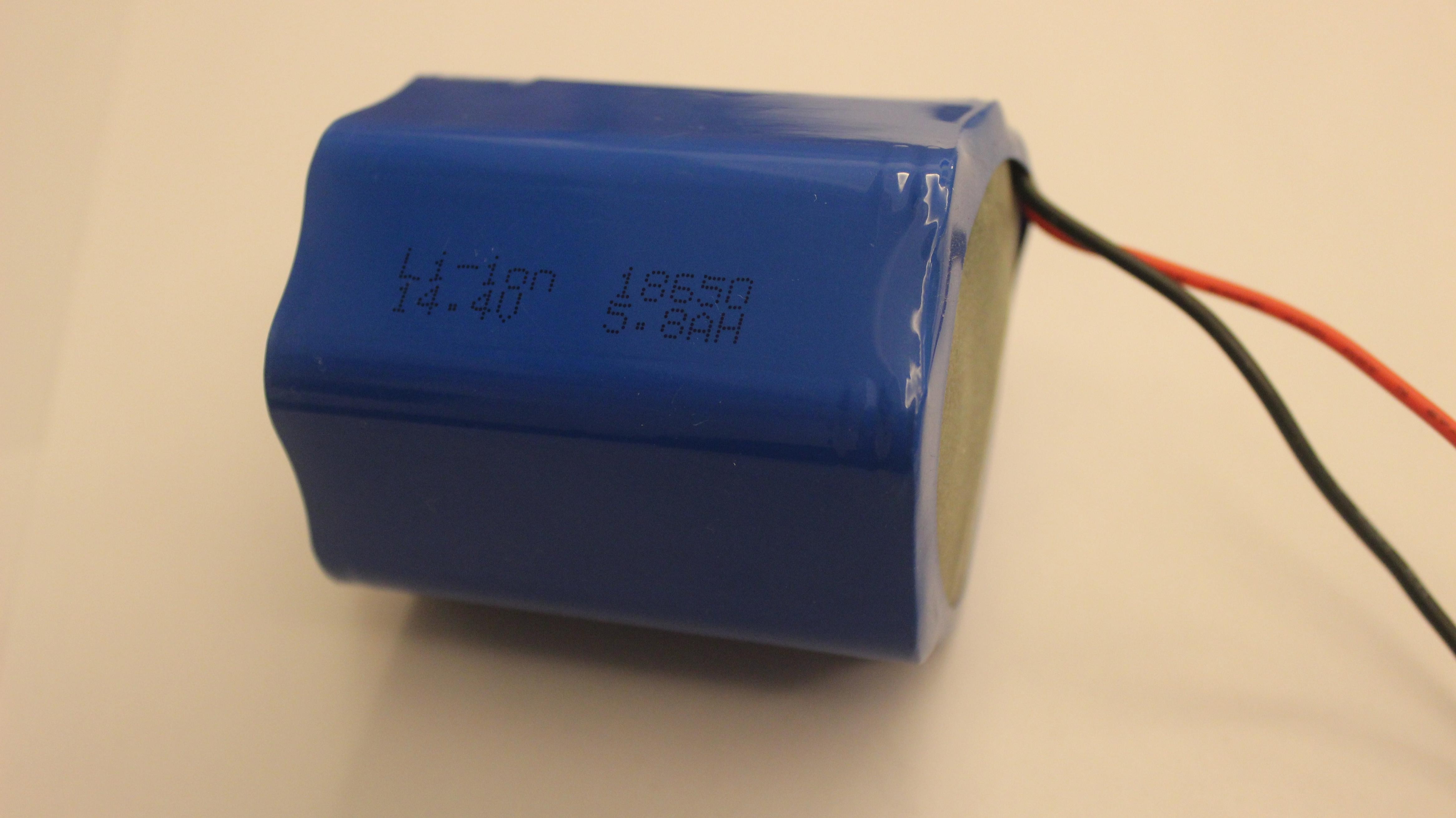 Underwater Lighting 18650 5800mAh 14.4V Samsung Lithium Ion Battery