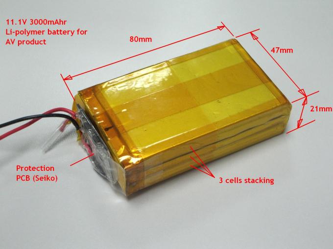 Customized Lithium Polymer Battery UL