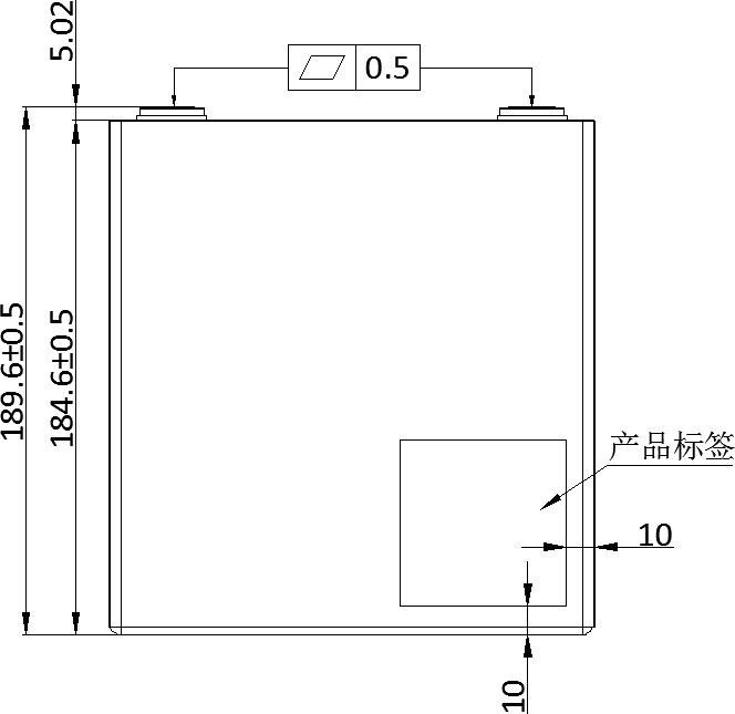 Solar Storage System 3.2V 155Ah Prismatic LiFePo4 Battery