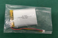 IEC62133 Lithium Polymer Battery 3.7V GPS 523450 1000mAh CB lipolymer battery