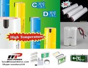 D4500 4.8V NiCd Rechargeable Batteries For Emergency Lighting Long cylife Life