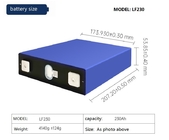 3.65V 230Ah Solar Lifepo4 Battery Long Cycle Life IEC CB MSDS Certification