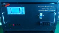 Telecom Backup charging lifepo4 batteries 5U 48V 100Ah Capacity LCD Display