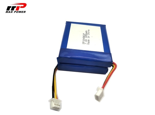 104861P 1850mAh 7.4V Lithium Polymer Battery For Wireless Bluetooth Printer