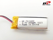 300mAh 3.7V li polymer Battery For Bluetooth Wearable Electronics