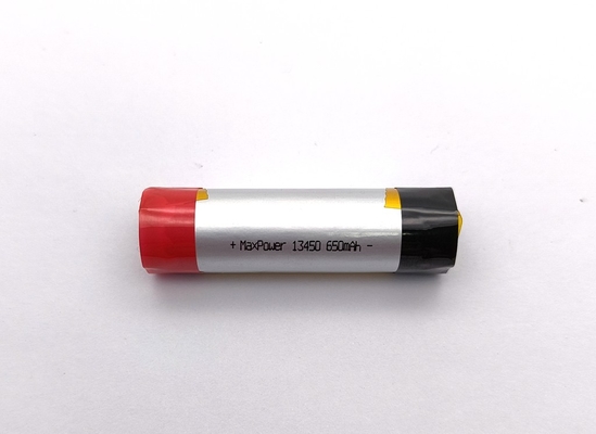 13450 3.7V 650mAh E Cigarette Battery 1C Discharge Current