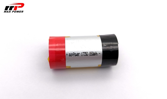 17350 3.7V 850mAh Lithium Polymer Battery high Discharge Current