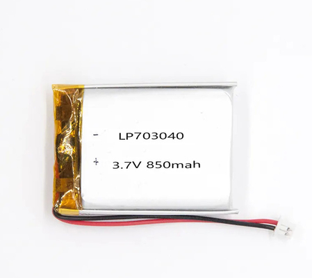 TW703040 Rechargeable 3.7v 850mah Lithium Polymer Battery KC CB Lipo Battery MSDS UN38.3