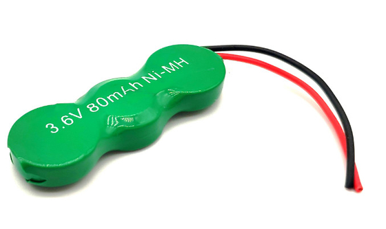 Customized 80mAh NiMH Button Cell 1.2V 2.4V 3.6V NIMH Rechargeable Batteries