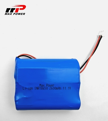 2600mAh 18650 11.1V Lithium Ion Rechargeable Batteries For Light