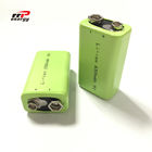 2000 Cycles Lithium Ion Rechargeable Batteries 9V 650mAh Interphone Medical Device