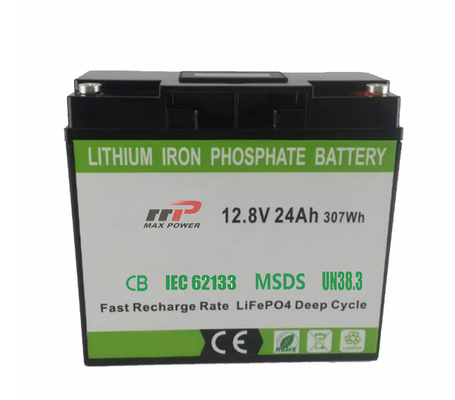 Deep Cycle 12v 24ah Lifepo4 Battery Pack 12.8V Lithium Batteries 24Ah Lead Acid Replacement Lithium