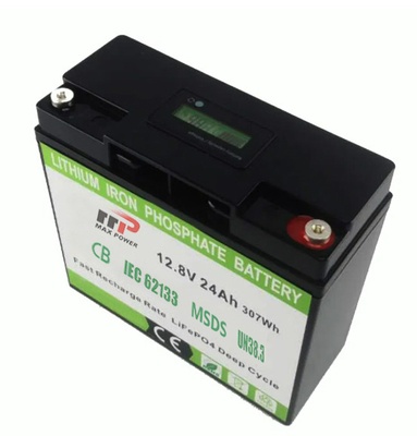 Deep Cycle 12v 24ah Lifepo4 Battery Pack 12.8V Lithium Batteries 24Ah Lead Acid Replacement Lithium