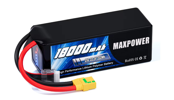UAV Drone Battery 6s 22.2V 16ah 4S 5ah12S 14S Semi-Solid State Battery For Airplane RC Quadcopter Helicopter