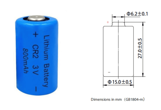 Li Mno2 CR2 CR15270 Durable CR2 3.0V 800mAh Battery 3.0v 800mAh 900mAh lithium battery