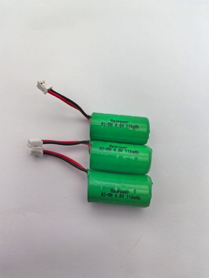 Rechargeable 110mAh 4.8V Ni-MH Button Battery Pack NiMH Button Battery 4.8V 110mAh