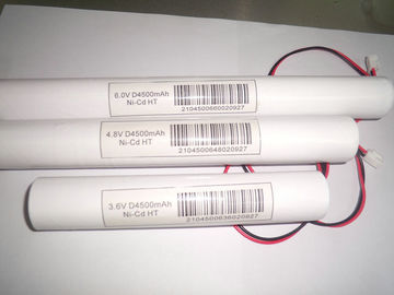 4500MAH 3.6V Emergency Lighting Battery Eco friendly Nicad Battery Cells