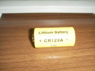 Primary CR123A 3.0V Rechargeable Li-Mno2 Battery 1500mAh Non Toxic
