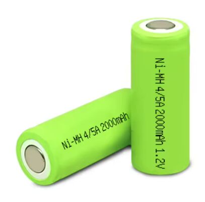 17340 NiMH Rechargeable Battery with 1800mAh Capacity 10C High Discharge Rate and 500+ Cycle Life