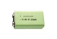 9V 250mAh NIMH Rechargeable Batteries Blister Package CE UL