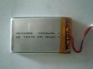 High Discharge 3.7V Polymer Battery , Rechargeable Lithium Batteries