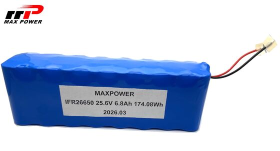 8S2P 26650 LiFePO₄ Battery Pack 25.6V 6.8Ah High Power Energy Solution for industiral robots