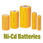 Cordless Phone AA1000mAh NICD Battery Cells , 1.2V Rechargeable Batteries