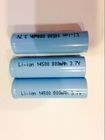 14500 3.7V Lithium Ion Rechargeable Batteries 800mAh For Backup Power