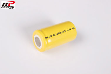 SC1600mAh 1.2V NiCd Rechargeable Batteries High Teerature Cell CE Approval