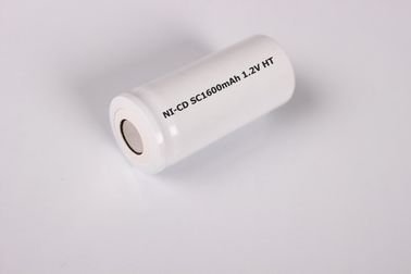 SC1600mAh 1.2V NiCd Rechargeable Batteries High Teerature Cell CE Approval