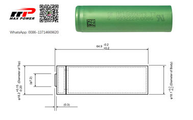 Sony US18650VT3 Lithium Ion Rechargeable Batteries 3.7V 1600mAh 10A One Year Guarantee