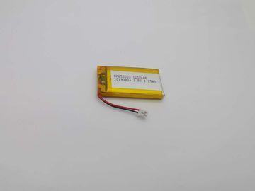 1000 Cycles Lithium Ion Polymer Battery 653050 1250 MAh For Medical Device