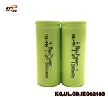 Durable NIMH Rechargeable Batteries 4/5A1800mAh 1.2V With UL CE KC Certification