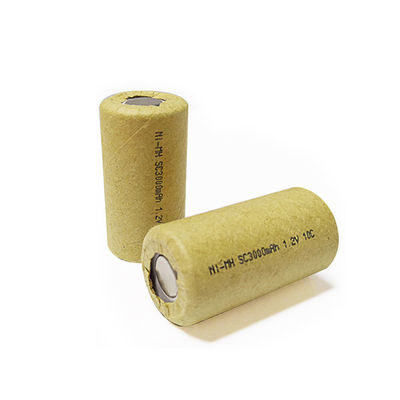 Sub C MSDS 1.2V 3000mAh Nimh Rechargeable Batteries UN38.3