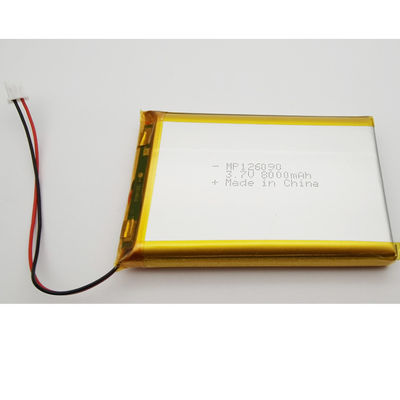 Rechargeable 3.7V 8000mAh Lithium Polymer Battery UN38.3 Certified for Tablets and GPS Tracking