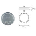 3.6V 200mAh LIR2477 Rechargeable Button Battery Lithium Cell Coin