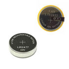 3.6V 200mAh LIR2477 Rechargeable Button Battery Lithium Cell Coin