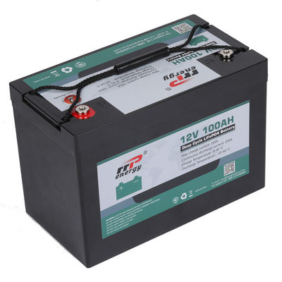 12V 100Ah Deep Cycle Lithium LiFePO4 Battery Pack with Long Life Span for RV and EV Applications