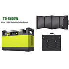 1500W Portable Solar Generator 2000 Times Lithium Lifepo4 Battery