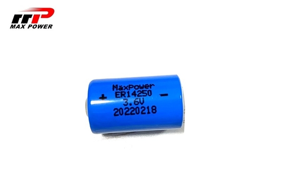 Wide Te Water Meter ER14250 1200mAh Li SOCI2 Battery 3.6V IoT Primary Lithium Battery