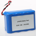 25.6V 6Ah LiFePO4 Battery Pack 32700 8S1P Custom Lithium Battery