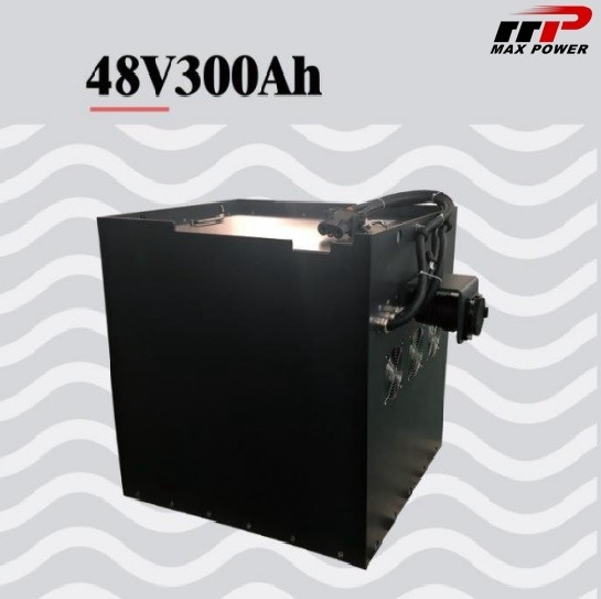 Forklift Tractor Carrier Lithium LiFePO4 Battery 48V 300AH Lifepo4 Power Box