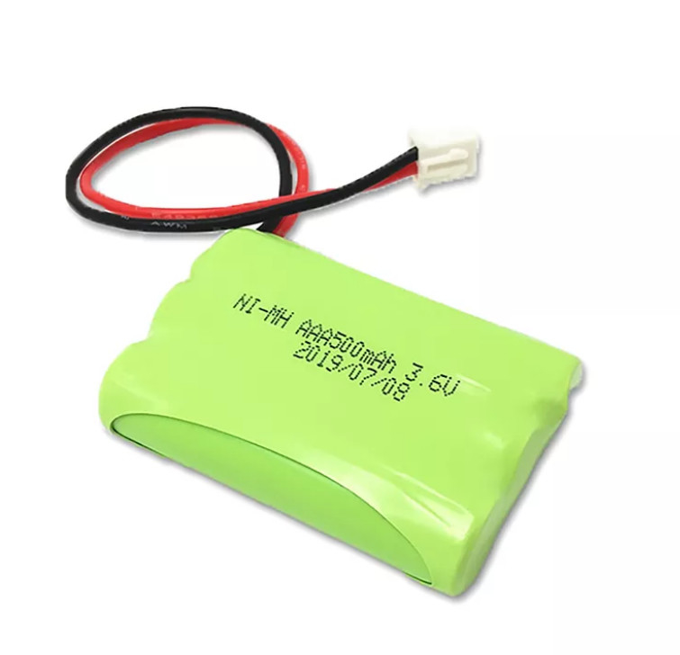 3.6V AAA 500mAh Nimh Battery Pack rechargeable T Box Vehicle Mounted