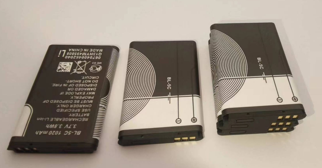 BL5C Lithium Ion Rechargeable Batteries For Nokia Mobile Phone