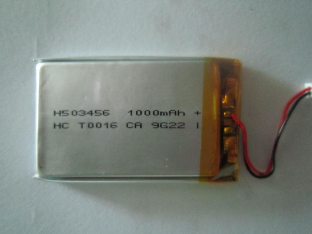 High Discharge 3.7V Polymer Battery , Rechargeable Lithium Batteries
