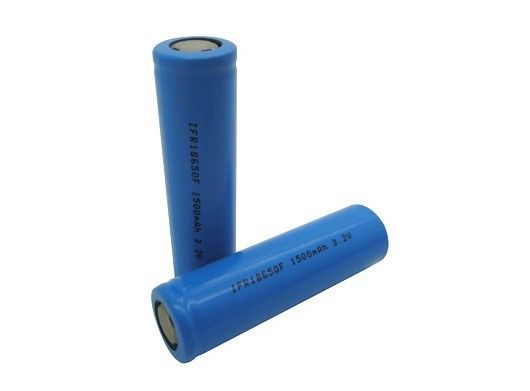 18650 Lithium LiFePO4 Battery 1500mAh Emergency Lighting 3.2V