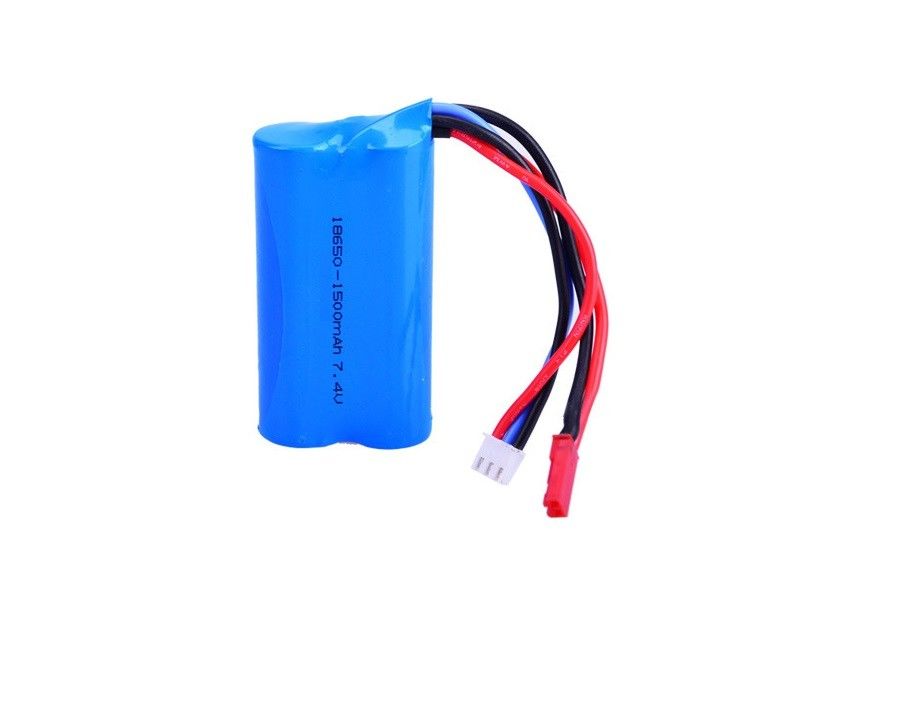 7.4V 18650 1500mAh Lithium Ion Rechargeable Batteries 15C Discharge Rate For Aeromodel / Electric Toy