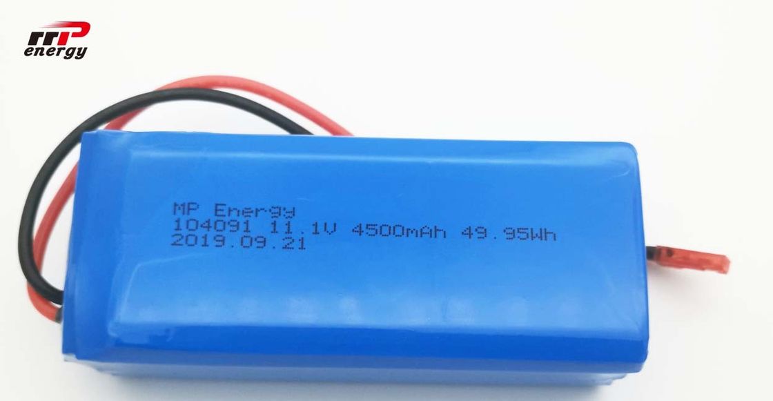 High Discharge LIPO Lithium Polymer Battery 3S1P 11.1V 4500mAh One Year Guarantee